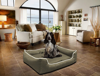 Wholesale Luxury Dog Bed-Memory Foam Waterproof Dog Settee